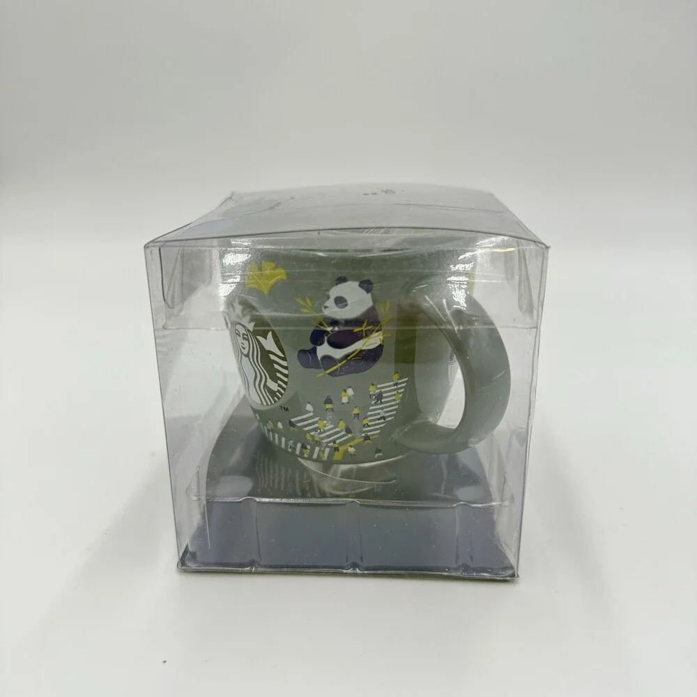 Starbucks Tokyo Shibuya Hachi Shiba inu collectible Mini mug Ornament 2in